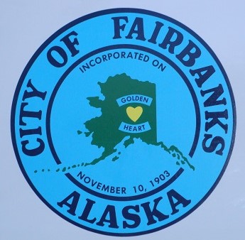 Golden Heart seal of Fairbanks