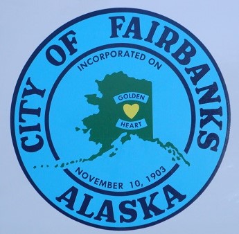 Golden Heart seal of Fairbanks